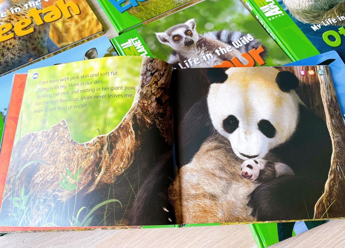 粵中英三語點讀-動物星球：我的野外生活My Life in the Wild