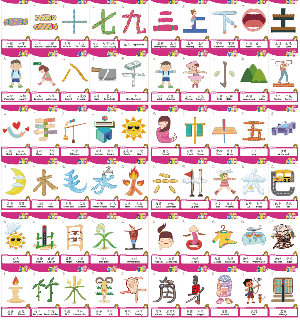 粵中英三語點讀「中文認字樂」